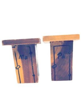 Vintage Outhouse Salt and Pepper Shakers